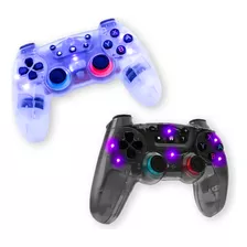 Controle Sem Fio Ps4-sby Lordtec Lt-c1019 Transparente