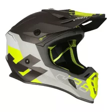 Capacete Just1 J38 Korner Amarelo Fluor/titanium Matte