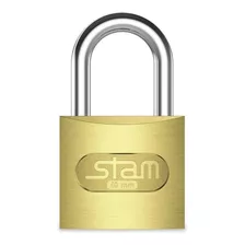 Cadeado Stam 40 Mm Zamac E-coat Cor Dourado