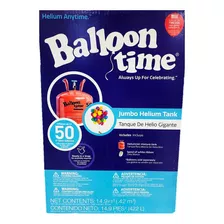 Tanque Helio Jumbo Balloon Time Desechable 0.43m3