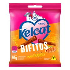 Petisco Kelcat Snack Bifitos Frango 30 G