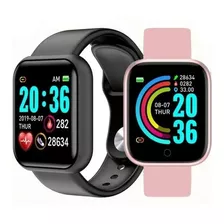 Kit 2 Relógios Smartwatch D20 P/ Android Ios iPhone Promoção