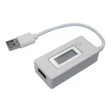 Medidor De Tensão E Corrente Usb Charger Test Kcx017 Branco