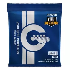 Encordoamento Guitarra Groove .010 .046 Gfp2 Full Pack