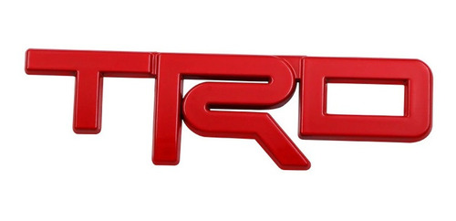 Emblema Trd Rojo Toyota Tacoma Tundra Rav-4 Corolla Foto 2