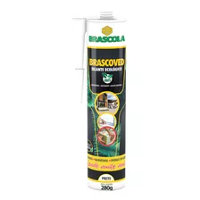 Silicone Eco Selante 280gr Preto Brascoved - Brascola