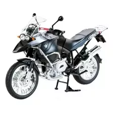 Miniatura Da Moto Bmw R1200 Gs, 22 Centímetros, Cinza 1/9