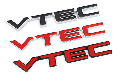 Metal Vtec Emblema Insignia Pegatina Para Honda Vtec Accord Foto 3