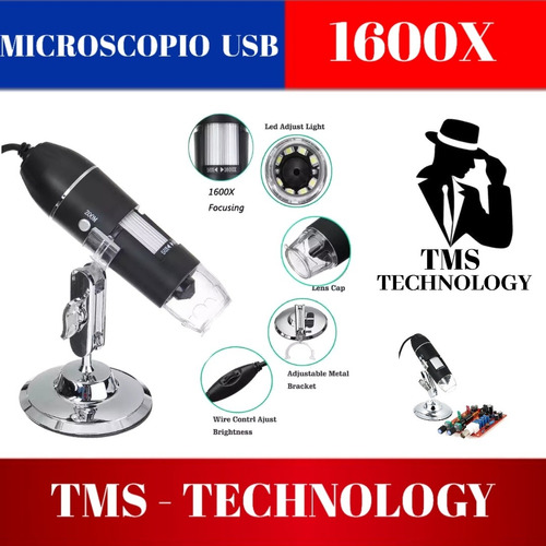 Base De Microscopio 1600x Digital Usb