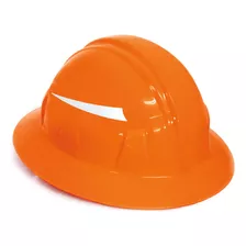 Casco Seguridad Tipo Ala Ancha Ajuste Matraca Infra Colores Color Naranja