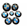 Kit 7 Emblemas Bmw Rines Volante Cofre Cajuela Aniversario