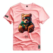Camiseta Little Bears Urso Jaqueta Style Shap Life Plus Size