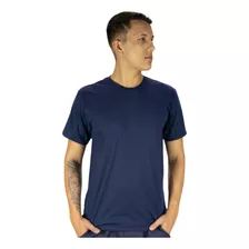 Camiseta Masculina Básica Gola Redonda Malha Fria Pv