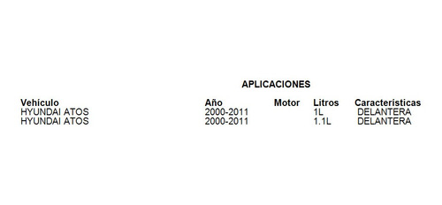 Maza De Rueda Delantera Hyundai Atos 2000-2011 1.1l Foto 3