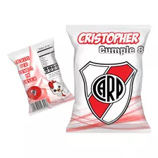 20 Bolsas Golosineras Cumpleaños River Plate Chipbag Fiesta