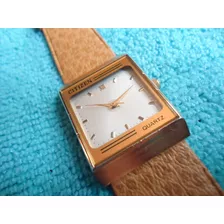 Citizen Gold Reloj Vintage Retro Para Dama Japan
