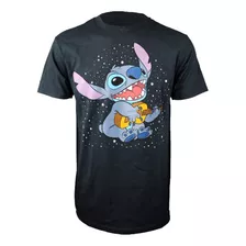 Disney Camiseta Stitch Space - Azul Oscuro