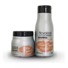 Kit Matizador Shampoo Naranja 375ml+ Mascara 250ml Novalook 
