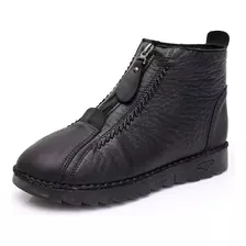 Botas Acolchoadas Quentes De Algodão Casual Plus Veludo