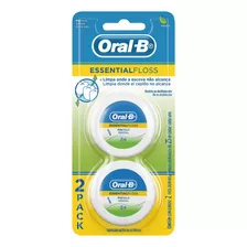 Hilo Dental Oral-b Essential Floss Sabor Menta 25 m Pack X 2