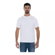 Playera Blanca Manga Corta 100% Algodón/ Optima Max