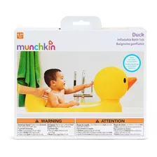 Banheira Inflável Pato Patinho Amarelo Munchkin ® +6m