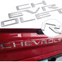 2 Emblemas Ss Letras Rojo Chevrolet Metlicos Autoadheribles
