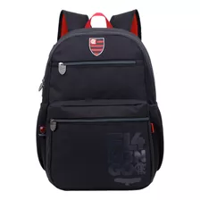 Mochila Juvenil Esportiva Flamengo - Xeryus Cor Preto