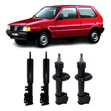 4 Amortecedores Fiat Uno Mille 1.0 I.e. Electronic Brio 2p