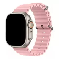 Smartwatch Feminino 41m Hw68 Ultra Com 03 Pulseiras + Brinde