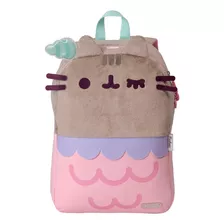 Mochila Gato Pusheen The Cat Mermaid Sirena Multicolor New Color Rosa