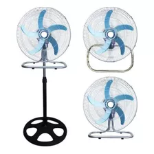 Ventilador Metálico 3 En 1 Calidad Oscilante Pie 18 Pulgadas