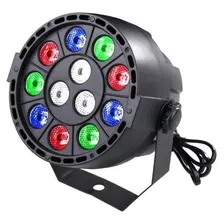 Mini Refletor 12 Leds Digital Strobo Dmx Efeito Rgbw Show