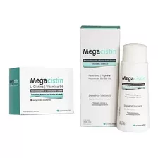 3 Megacistin Comp X 60 + 3 Shampoo X 200ml Control Caida