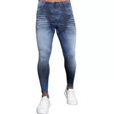 Calça Jeans Destroyed Super Skinny Pigmento Manchada Premium