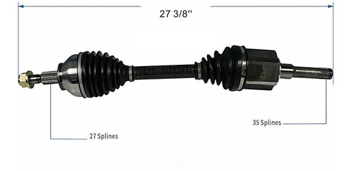 Flecha Homocintica Izquierda Ford Escape 2.0 Turbo 13-19 Foto 2