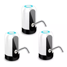 3 Dispensadores Agua Electrico Bomba Garrafon Recargable Usb