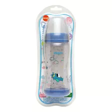 Mamadeira Kuka Elegance Plus 320ml Anticólica Bico Silicone Cor Azul