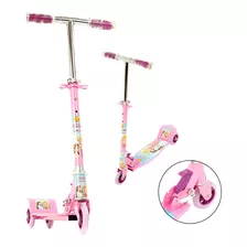 Patinete Infantil Para Meninas 3 Rodas Sonho De Princesa