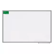 Lousa Quadro Branco Moldura Alumínio 120x90cm + Brinde