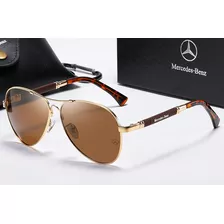 Gafas Marca Reggaeon Emblema Mercedes Benz 2101 Color Tea