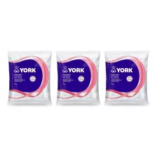 York Algodão Bola Fluffy 95g (kit C/03)