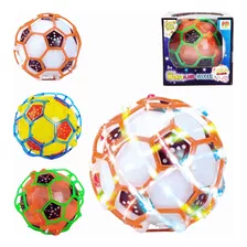 Bola Mania Flash Soccer Brinquedo Com Som E Luzes Coloridas