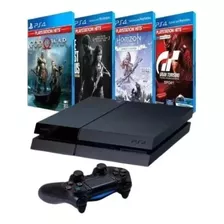 Ps4 Playstation 4 Nota Fiscal Garantia + 1 Jogo Brinde 