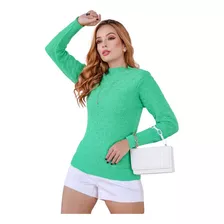 Blusa Tricô Frio Feminina Cora Feminino De Qualidade 