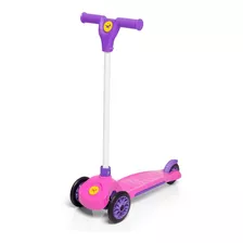 Patinete Para Crianças Calesita Menina Trinet Com 3 Rodas