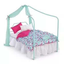 Cama Para Muñecas American Girl Canopy Dosel Bed Set 