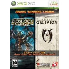 Award Winning Combo Bioshock E Oblivion Xbox 360 Seminovo
