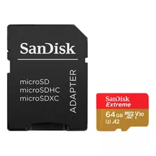 Cartão Sandisk Micro Sdxc 64gb 160mb's