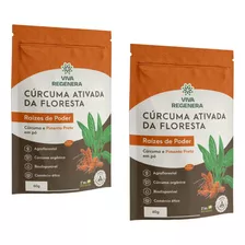 2un Cúrcuma Orgânica + Pimenta Sem Glúten/lactose 60g 